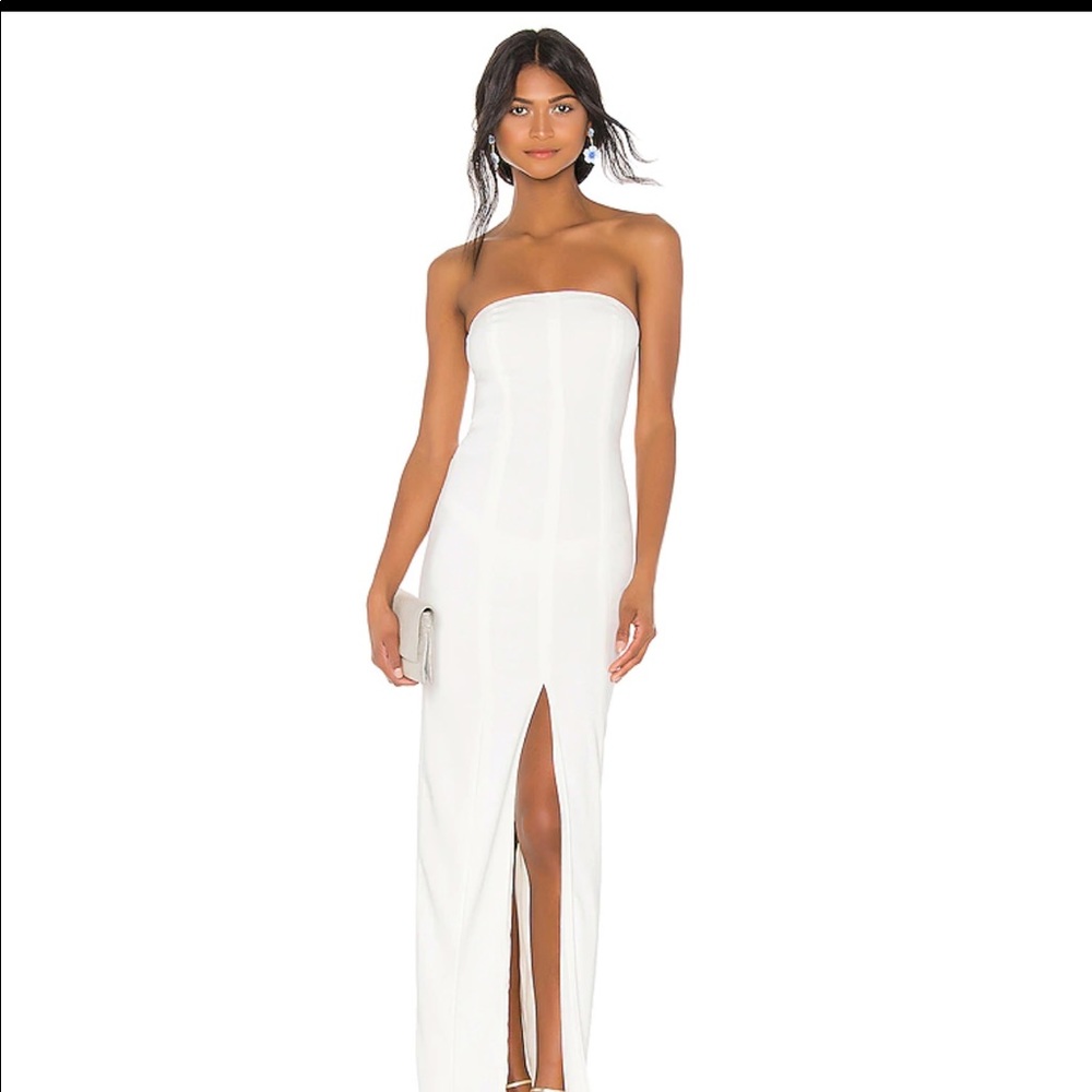 Jay Godfrey White Martell Gown (Ivory)
